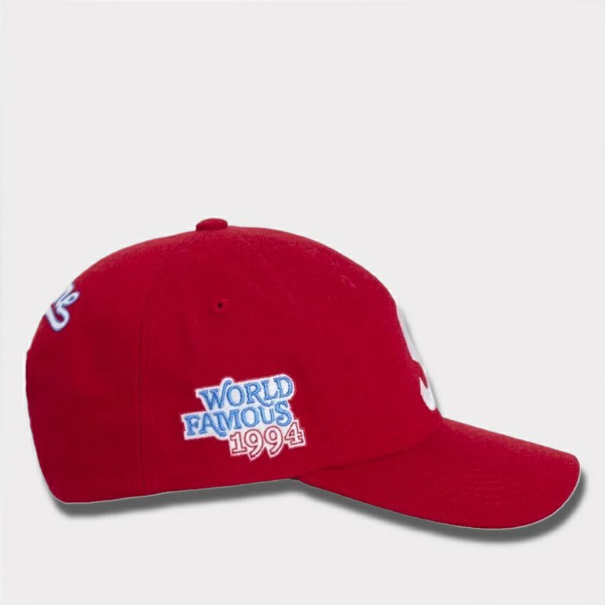 Supreme シュプリーム 2025SS World Famous S Logo 6Panel Cap ワールドフェイマスSロゴ6パネルキャップ レッド　赤1