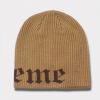  Supreme シュプリーム 2025SS Old English Printed Beanie オルドイングリッシュプリントビーニー ニット帽 タン2