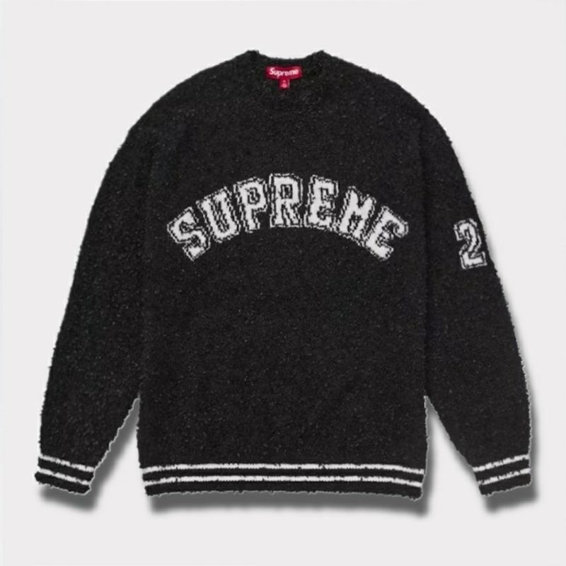 Supreme シュプリーム 2025SS Textured Arc Sweater テクスチャードアークセーター ブラック 黒