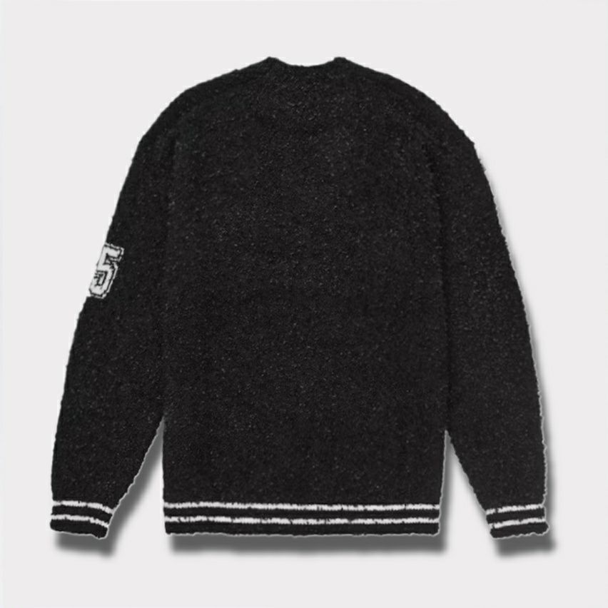 Supreme シュプリーム 2025SS Textured Arc Sweater テクスチャードアークセーター ブラック 黒1