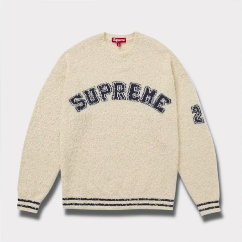 Supreme シュプリーム 2025SS Textured Arc Sweater テクスチャードアークセーター クリーム