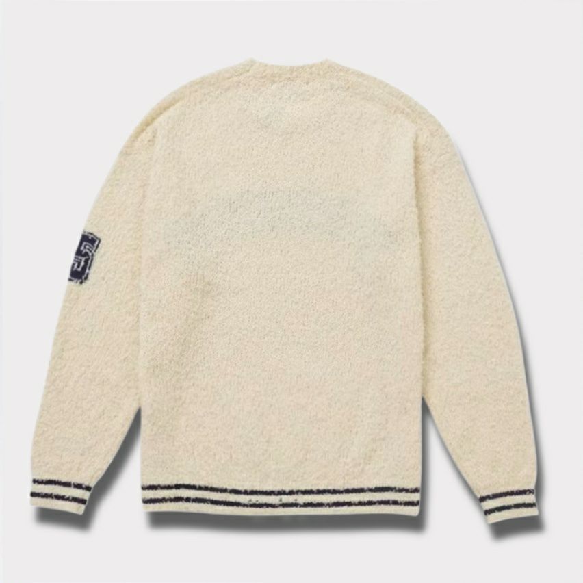 Supreme シュプリーム 2025SS Textured Arc Sweater テクスチャードアークセーター クリーム1
