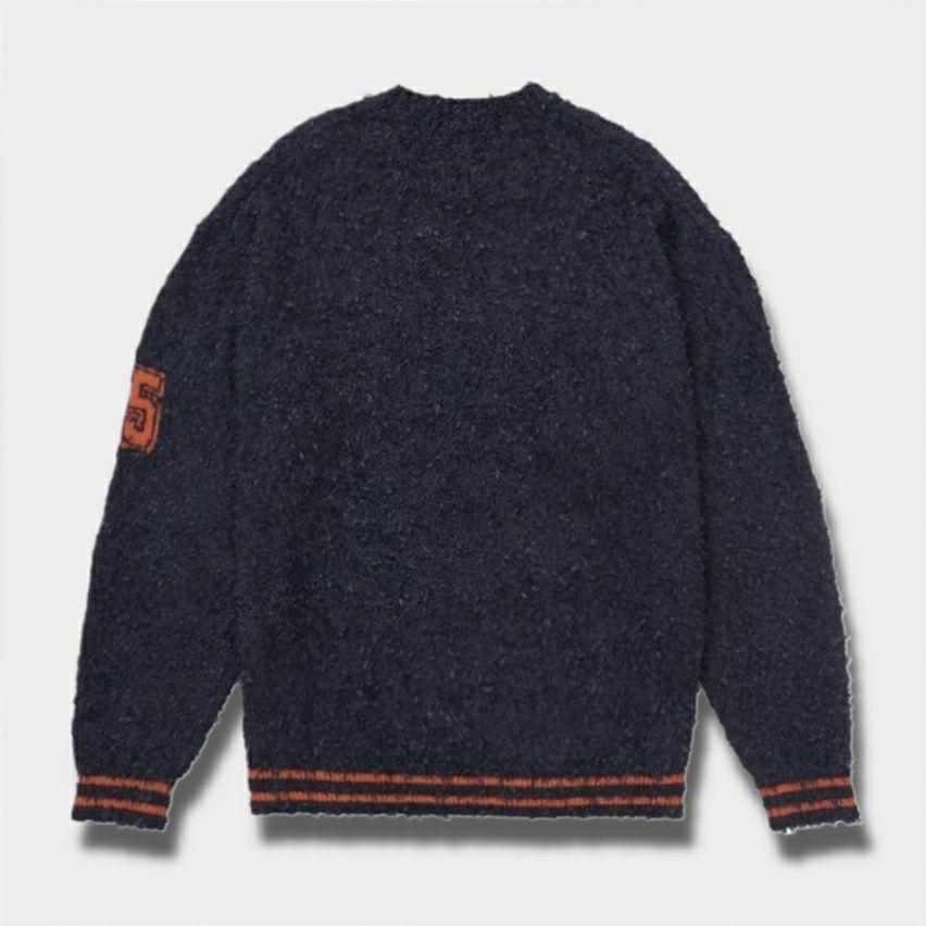  Supreme シュプリーム 2025SS Textured Arc Sweater テクスチャードアークセーター ネイビー1