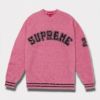 Supreme シュプリーム 2025SS Textured Arc Sweater テクスチャードアークセーター ピンク