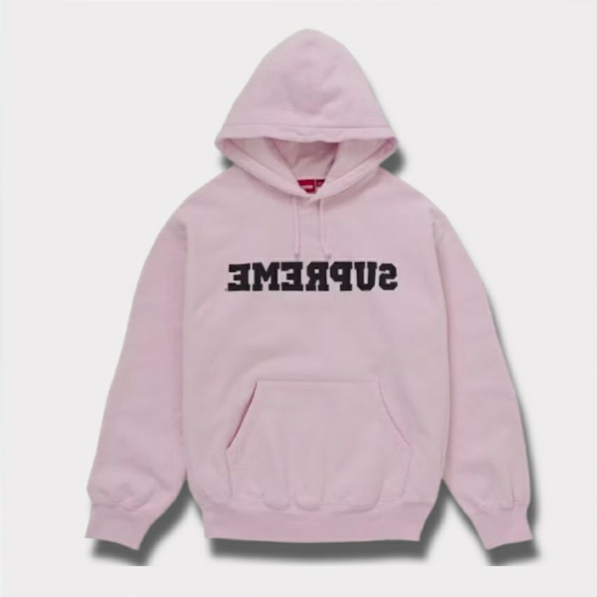 Supreme シュプリーム 2025SS Reverse Hooded Sweatshirt リバースフードパーカー ライトピンク