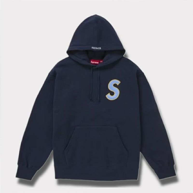 Supreme シュプリーム 2025SS S Logo Hooded Sweatshirt Sロゴフードパーカー ネイビー 紺