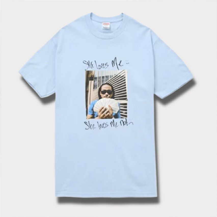  Supreme シュプリーム 2025SS Max B Tee マックスB Tシャツ パウダーブルー