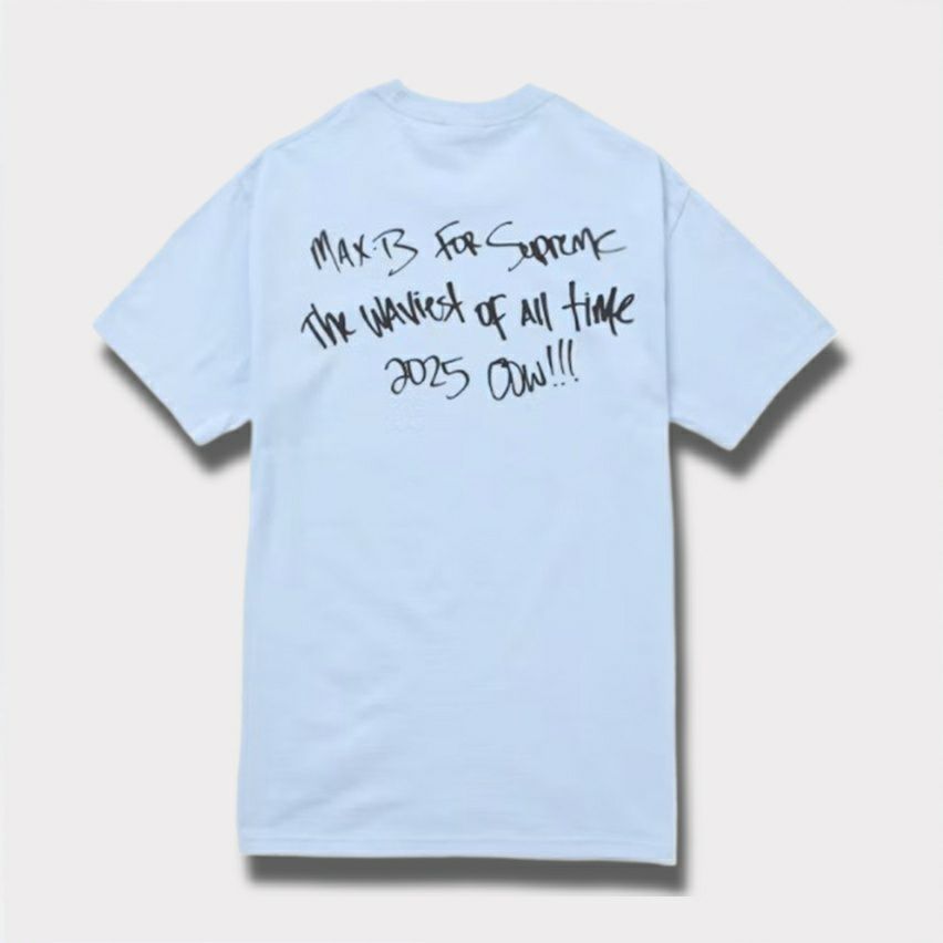  Supreme シュプリーム 2025SS Max B Tee マックスB Tシャツ パウダーブルー1
