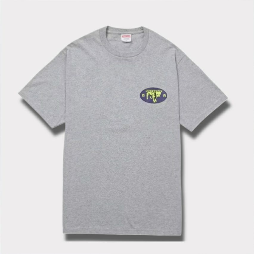 Supreme シュプリーム 2025SS Dalmatian Tee ダルメシアンTシャツ ヘザーグレー 灰2