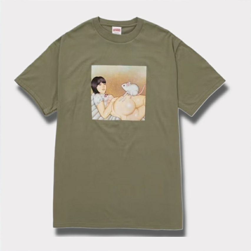  Supreme シュプリーム 2025SS Mouse Tee マウスTシャツ ライトオリーブ