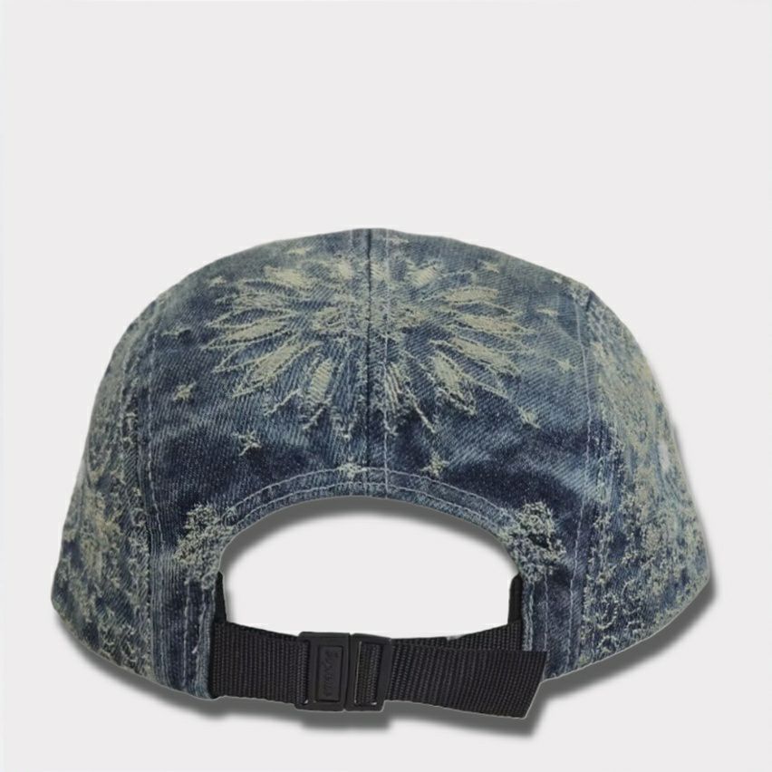 Supreme シュプリーム 2025SS Bandana Jacquard Denim Camp Cap バンダナジャガードデニムキャンプキャップ ブルー 青1