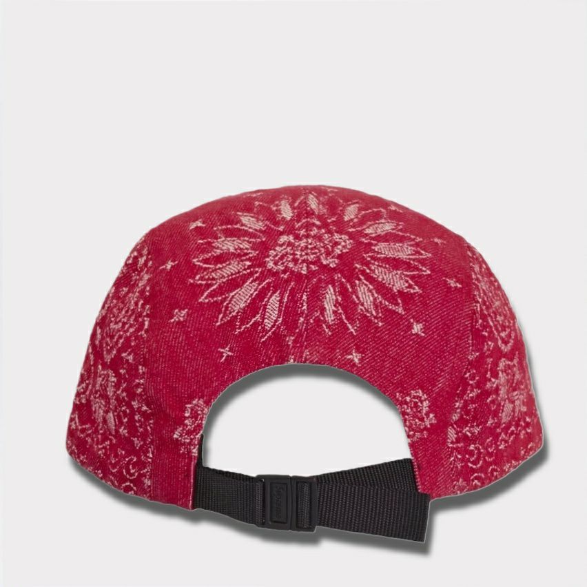 Supreme シュプリーム 2025SS Bandana Jacquard Denim Camp Cap バンダナジャガードデニムキャンプキャップ レッド 赤1