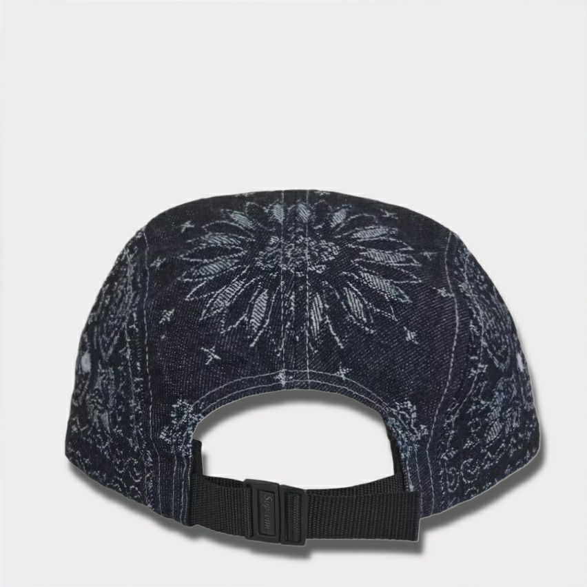 Supreme シュプリーム 2025SS Bandana Jacquard Denim Camp Cap バンダナジャガードデニムキャンプキャップ インディゴ1