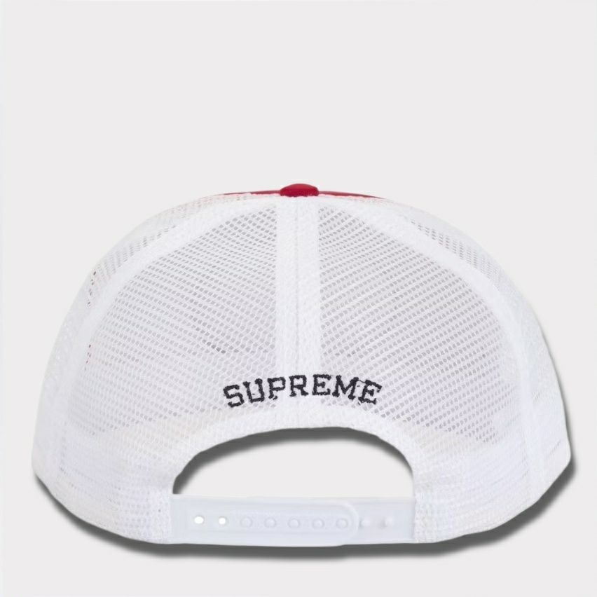  Supreme シュプリーム 2025SS Authorized Mesh Back 5Panel Cap オーソライズメッシュバック5パネルキャップ レッド 赤1