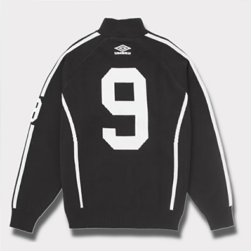 Supreme シュプリーム 2025SS Umbro Zip Up Sweater アンブロジップアップセーター ブラック 黒1