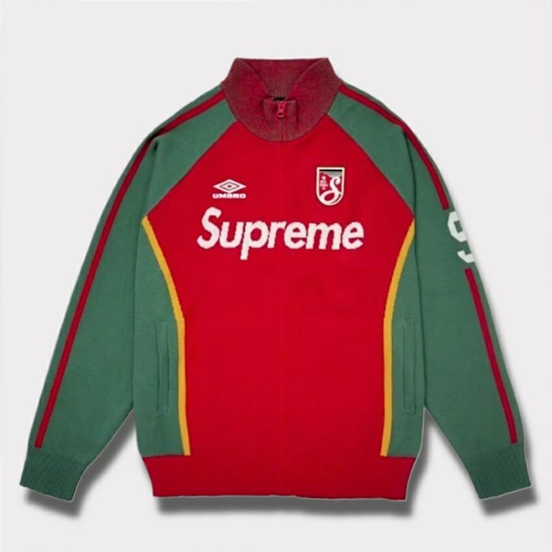 Supreme シュプリーム 2025SS Umbro Zip Up Sweater アンブロジップアップセーター レッド 赤