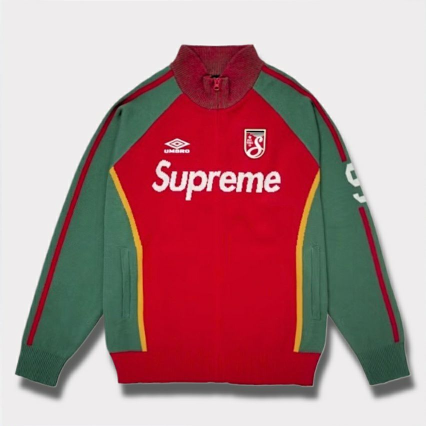 Supreme シュプリーム 2025SS Umbro Zip Up Sweater アンブロジップアップセーター レッド 赤