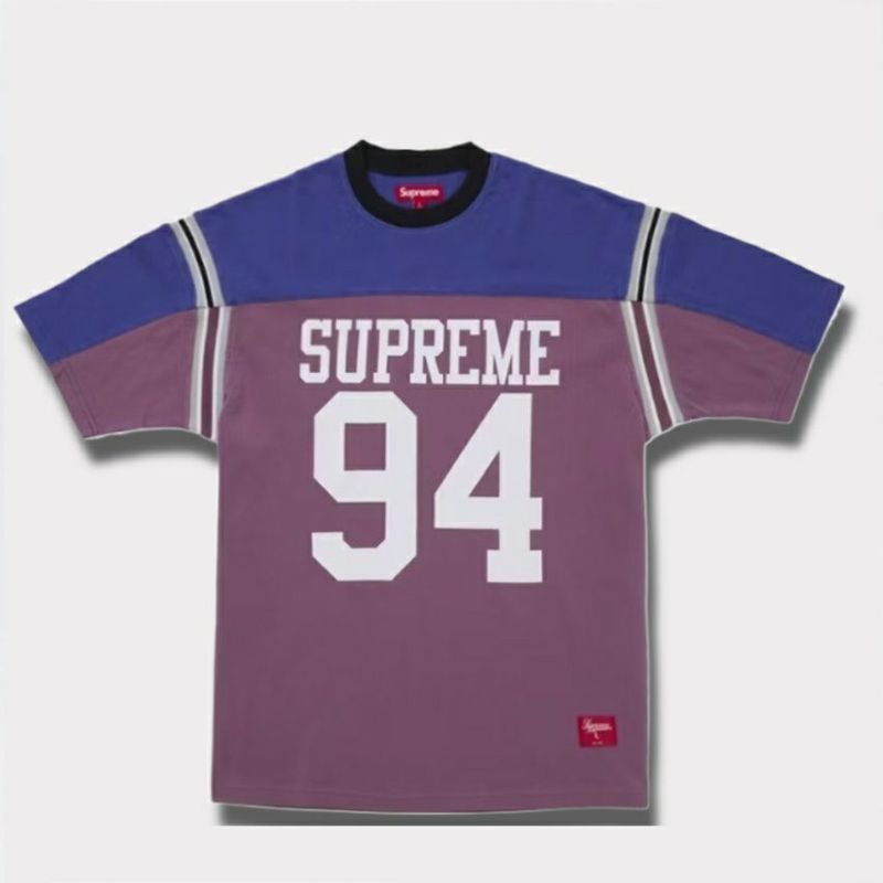 Supreme シュプリーム 2025SS Split S/S Football Top スプリットショートスリーブフットボールトップ Tシャツ パープル
