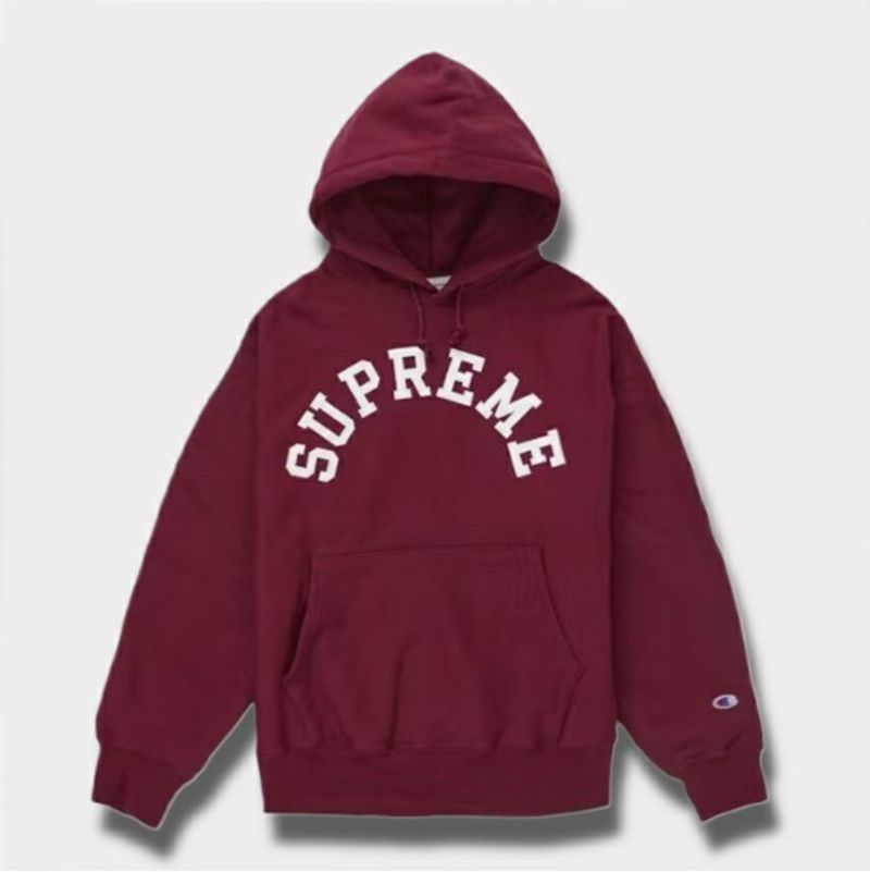 Supreme シュプリーム 2025SS Champion Hooded Sweatshirt チャンピオンフードパーカー カーディナル