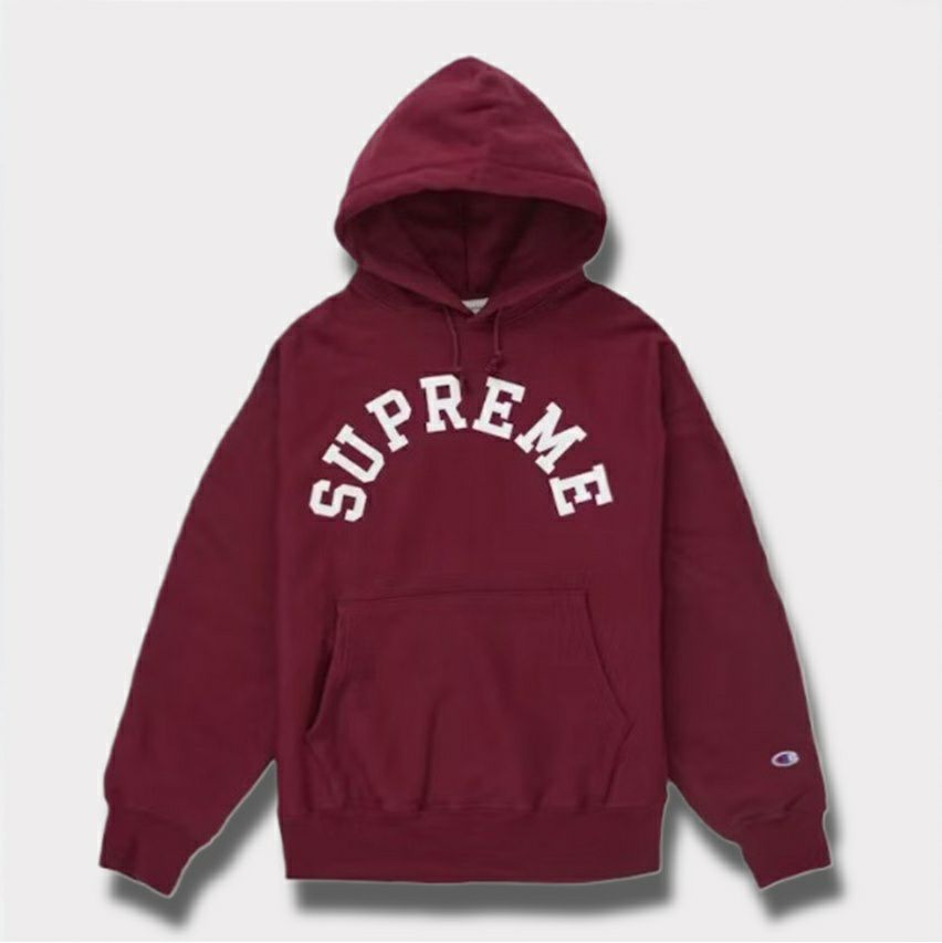 Supreme シュプリーム 2025SS Champion Hooded Sweatshirt チャンピオンフードパーカー カーディナル