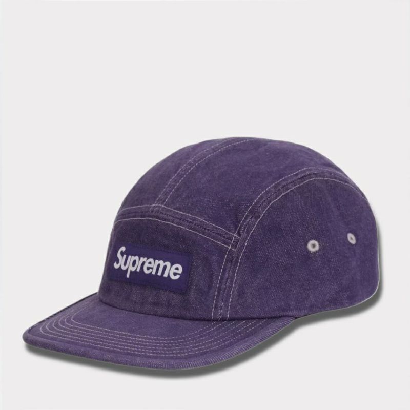 Supreme シュプリーム 2025SS Denim Camp Cap デニムキャンプキャップ　パープル
