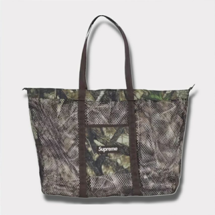 Supreme シュプリーム 2025SS Mesh Tote Bag メッシュトートバッグ トゥルーティンバー