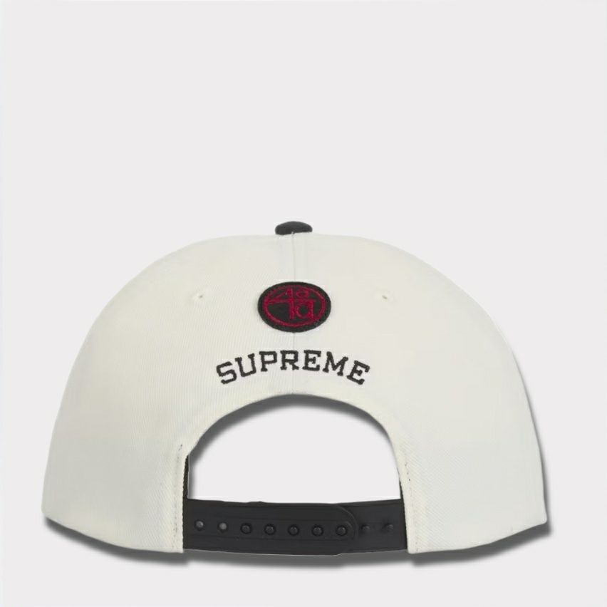 Supreme シュプリーム 2025SS　40 Acres Clockers 6-Panel Cap 40エーカーズクロッカー6パネルキャップ ホワイト1