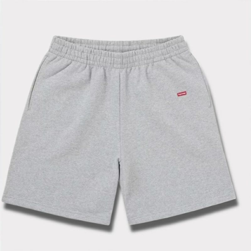  Supreme シュプリーム 2025SS Small Box Sweatshort スモールボックススウェットショーツ ヘザーグレー 灰