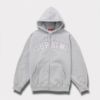 Supreme シュプリーム 2025SS B.B. Simon Zip Up Hooded Sweatshirt　ビービーサイモンジップアップフードスウェットパーカー　ヘザーグレー