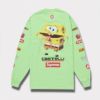 Supreme シュプリーム 2025SS SpongeBob Castelli Racing L/S Tee スポンジボブカステリレーシングロングスリーブTシャツ　ライム
