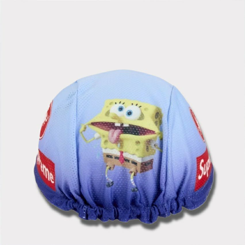  Supreme シュプリーム 2025SS SpongeBob SquarePants Castelli Cycling Cap　スポンジボブスクエアパンツカステリ サイクリングキャップ　ブルー 青1