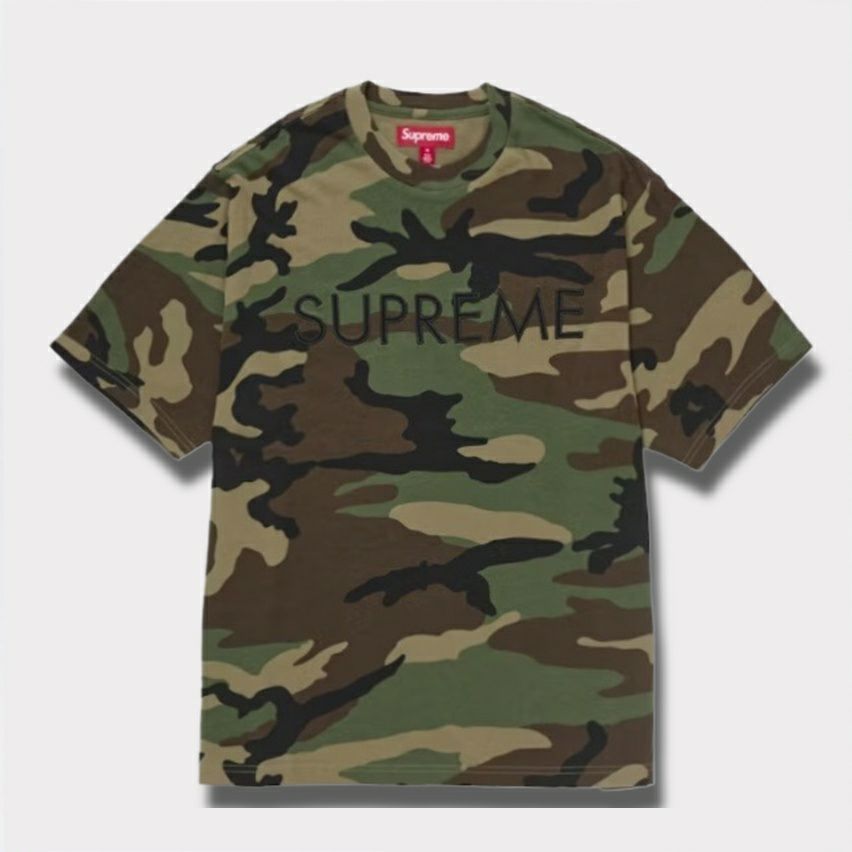 Supreme シュプリーム 2025SS Capital S/S Top　キャピタルショートスリーブ トップTシャツ ウッドランドカモ