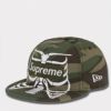 Supreme シュプリーム 2025SS Bones Box Logo New Era Cap ボーンズニューエラキャップ ウッドランドカモ