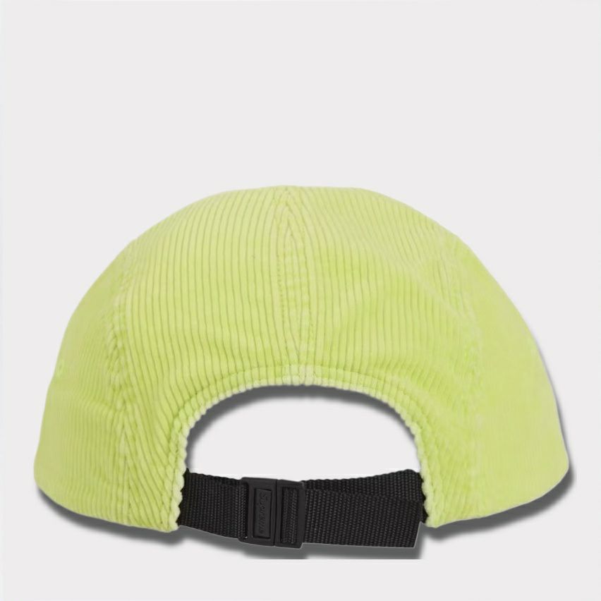 upreme シュプリーム 2025SS Corduroy Camp Cap コーデュロイ キャンプキャップ　ネオンイエロー1