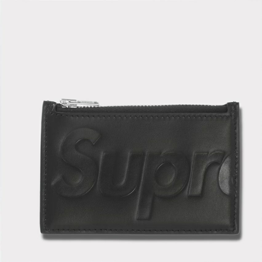 Supreme シュプリーム 2025SS Leather Zip Card Holder レザージップカードホルダー ブラック