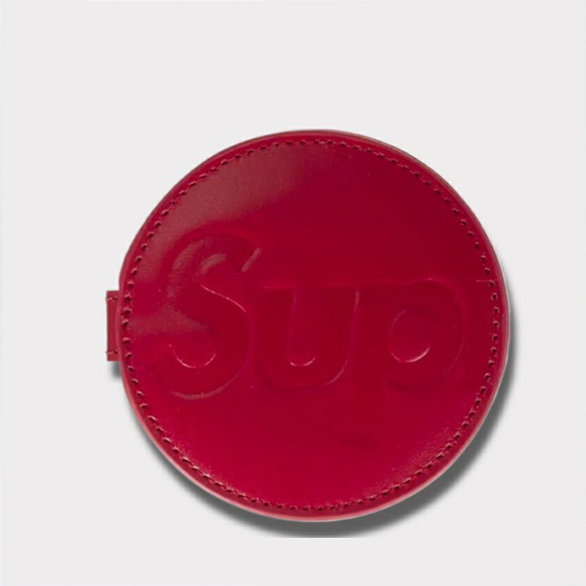  Supreme シュプリーム 2025SS Leather Pocket Mirror レザーポケット ミラー レッド