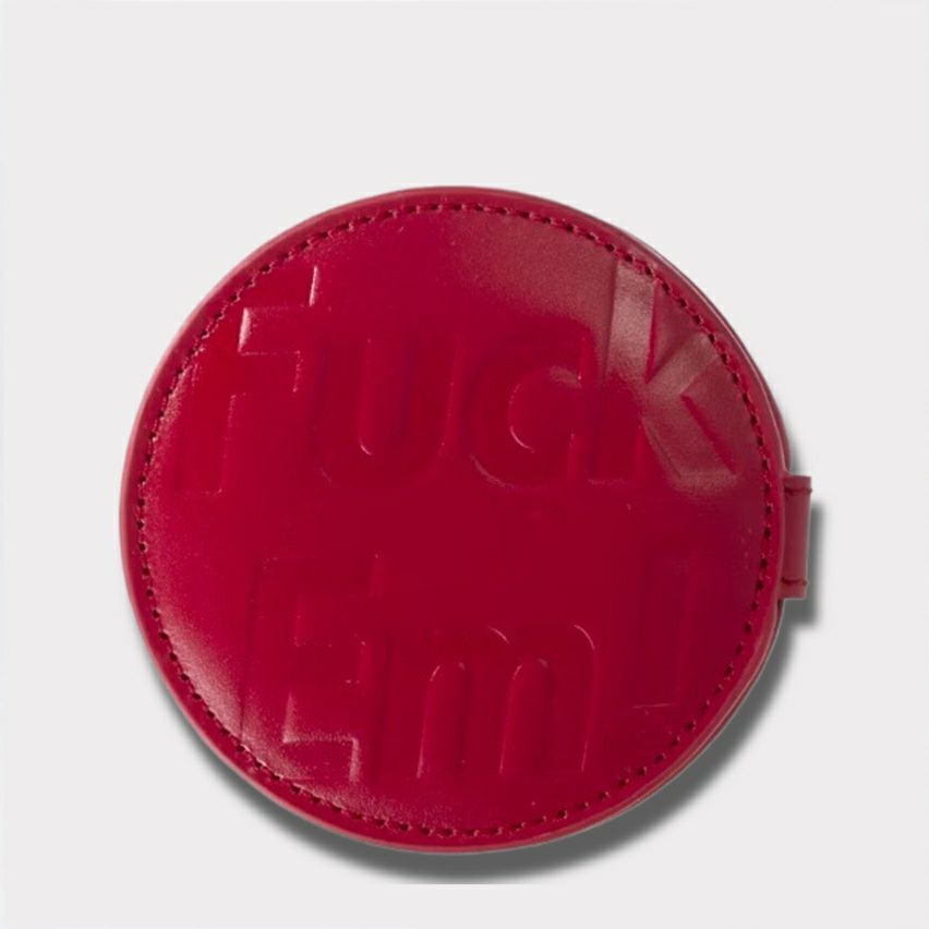  Supreme シュプリーム 2025SS Leather Pocket Mirror レザーポケット ミラー レッド1