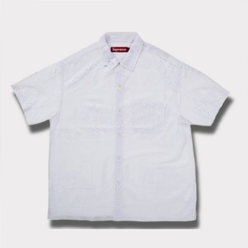  Supreme シュプリーム 2025SS Last Supper Lace S/S Shirt ラストサパーレースショートスリーブシャツ ホワイト