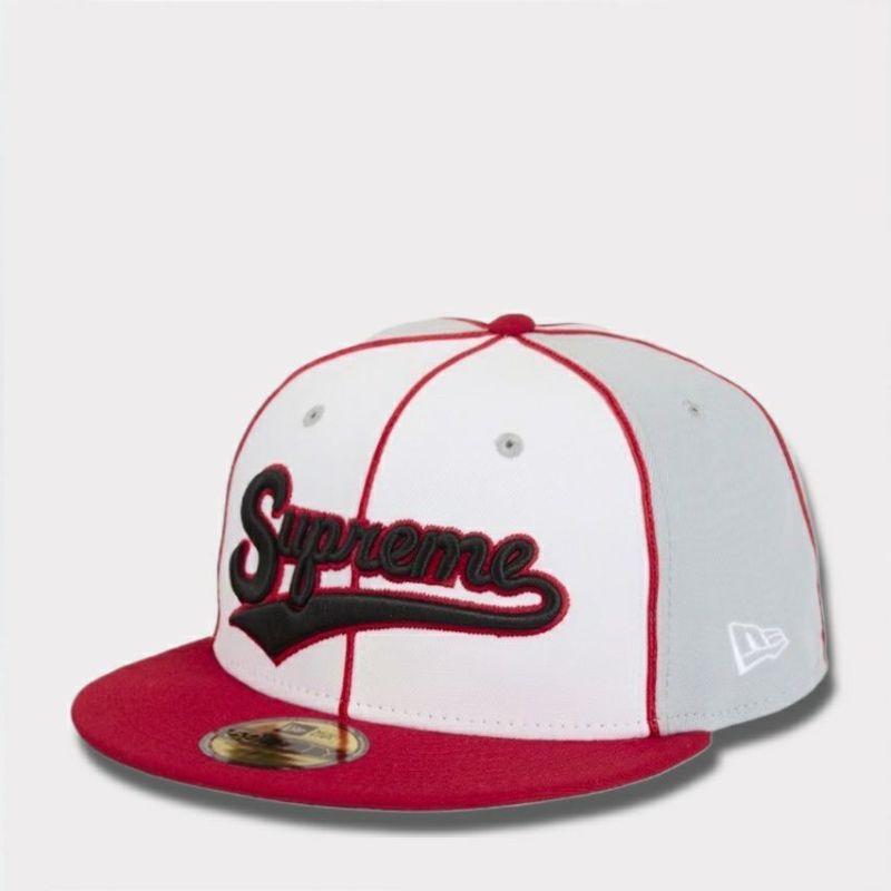  Supreme シュプリーム 2025SS Piping Script Logo New Era Cap パイピングスクリプトロゴニューエラキャップ グレー
