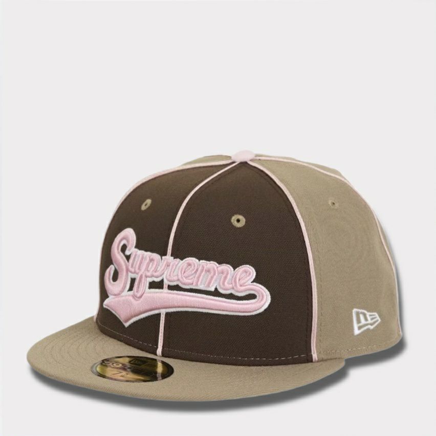 Supreme シュプリーム 2025SS Piping Script Logo New Era Cap パイピングスクリプトロゴニューエラキャップ タン