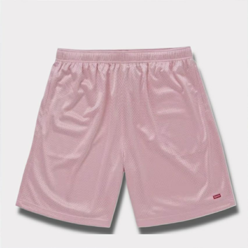 Supreme シュプリーム 2025SS Small Box Baggy Mesh Short スモールボックスバギーメッシュショートパンツ ピンク
