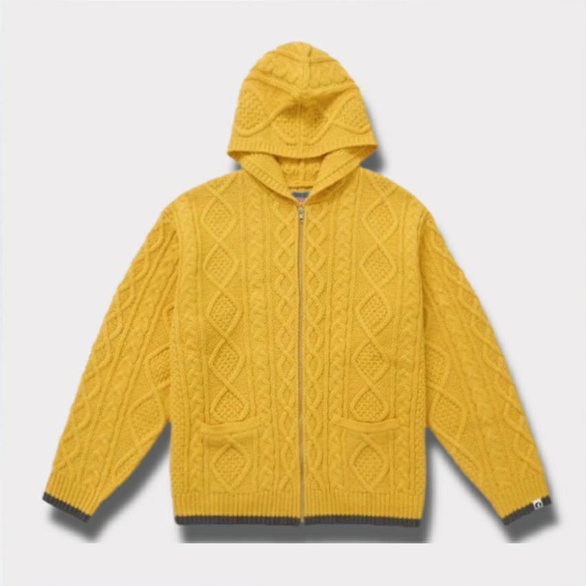 Supreme シュプリーム 2025SS GOODENOUGH Zip Up Hooded Sweater グッドイナフジップアップフードセーター イエロー