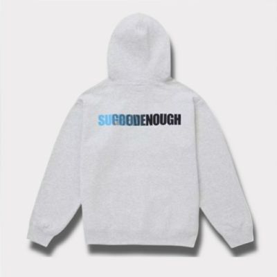 Supreme グレー フード付きスウェット フード アップリケ ジップ スウェット パーカー(Felt Hooded