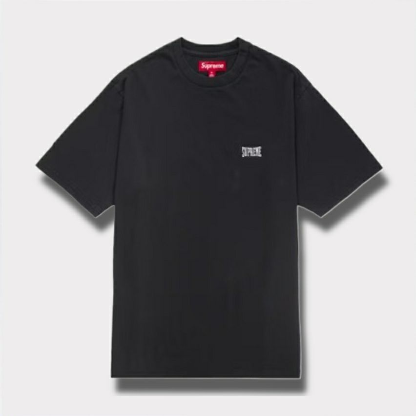 Supreme シュプリーム 2025SS Warm Up Washed S/S Top ウォーム アップ ウォッシュドショートスリーブトップTシャツ ブラック