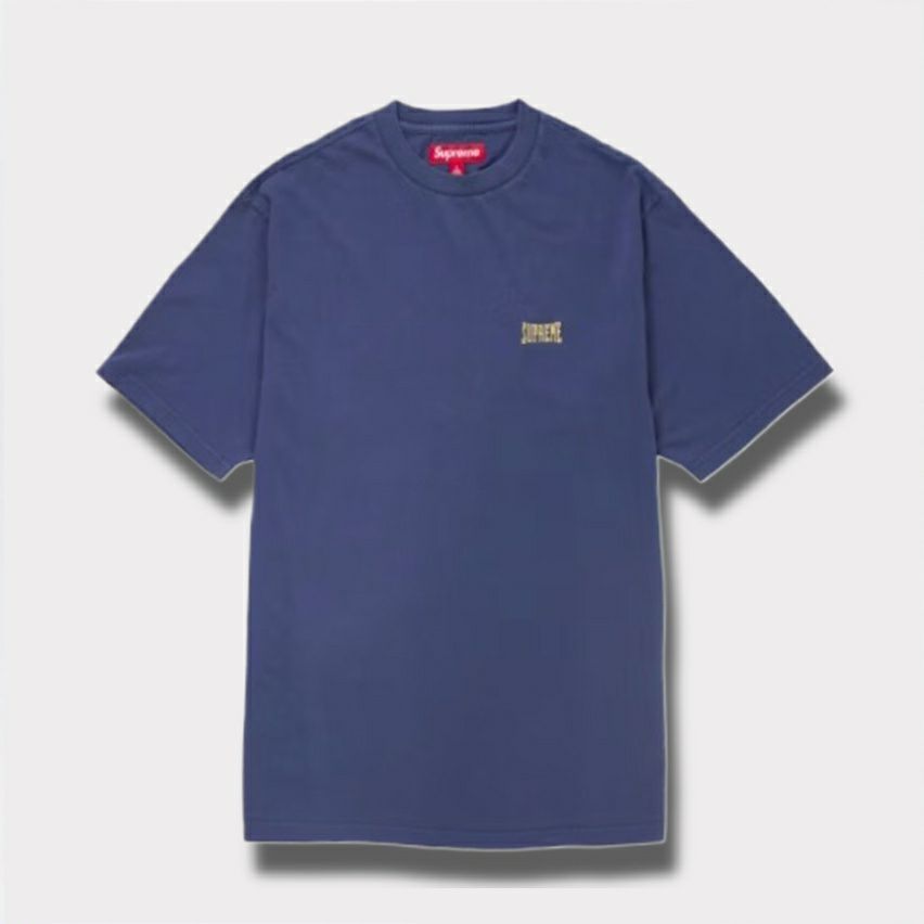 Supreme シュプリーム 2025SS Warm Up Washed S/S Top ウォーム アップ ウォッシュドショートスリーブトップTシャツ ネイビー