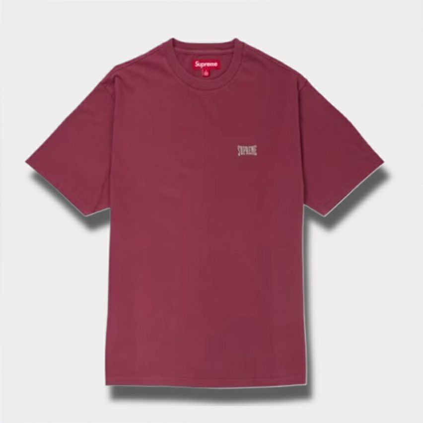 Supreme シュプリーム 2025SS Warm Up Washed S/S Top ウォーム アップ ウォッシュドショートスリーブトップTシャツ マルーン