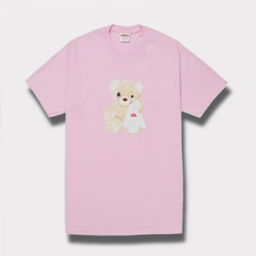  Supreme シュプリーム 2025SS Bear Tee ベア Tシャツ ライトピンク
