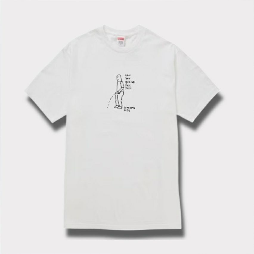 Supreme シュプリーム 2025SS Piss Tee ピスTシャツ ホワイト 白