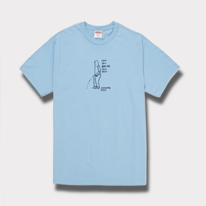 Supreme シュプリーム 2025SS Piss Tee ピスTシャツ パウダーブルー