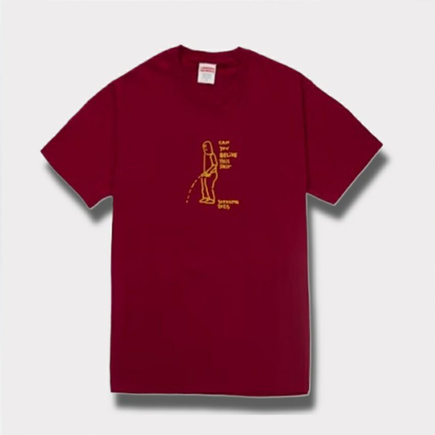  Supreme シュプリーム 2025SS Piss Tee ピスTシャツ カーディナル